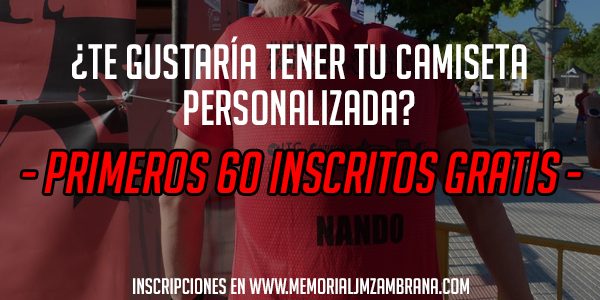 NOTICIÓN: Primeras 60 inscripciones con premio